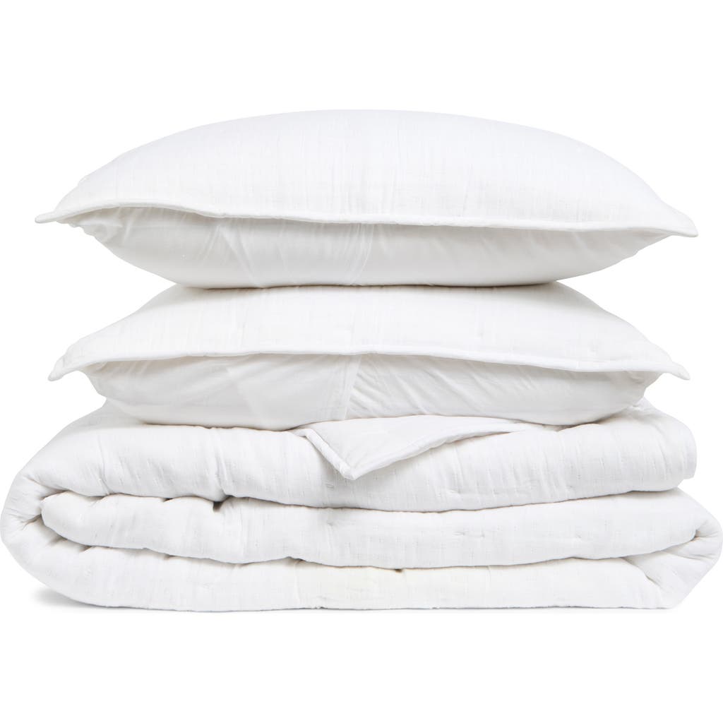 Nordstrom Rack Broken Stitch Quilt Set In White