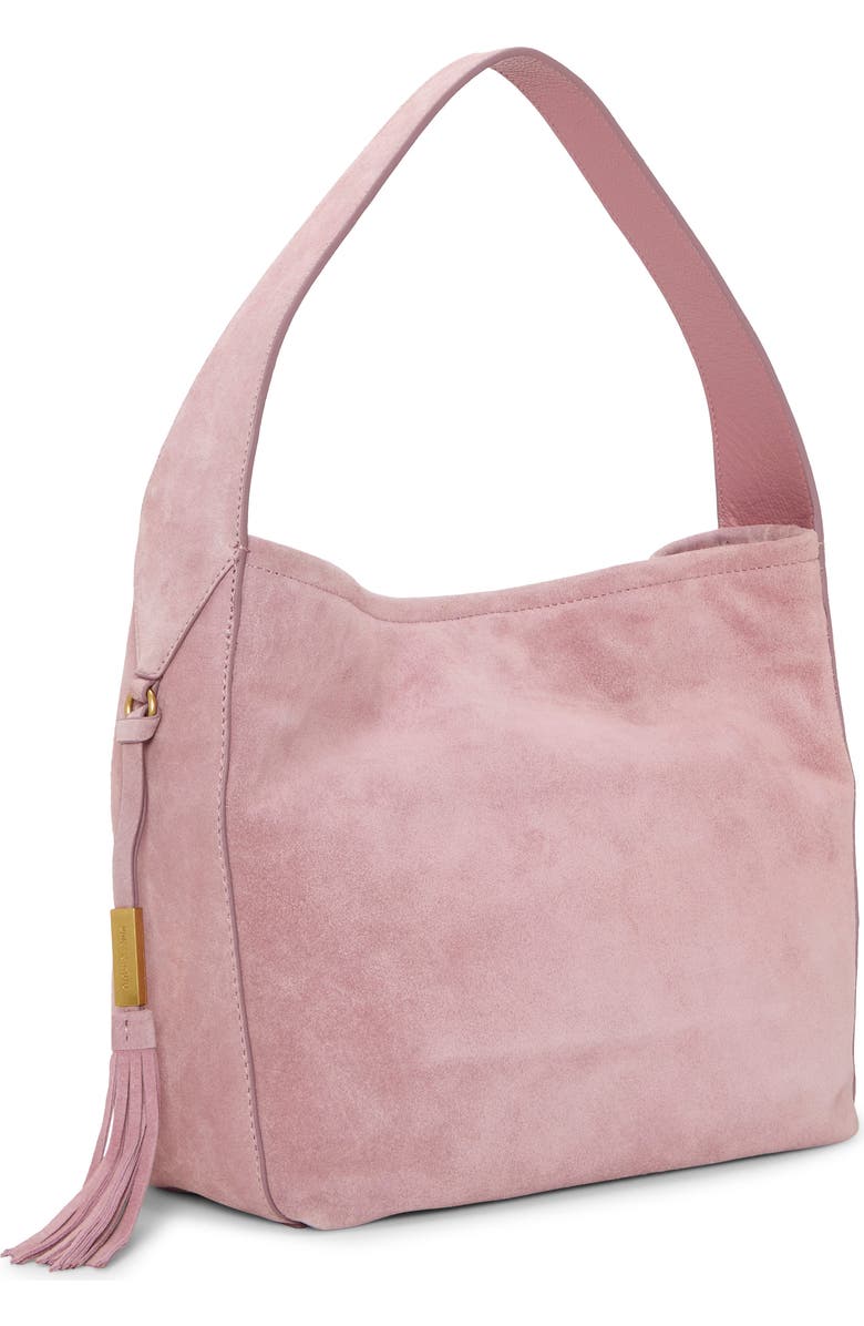 Vince Camuto Aleah Suede Tote, Alternate, color, Cosmetic Pink