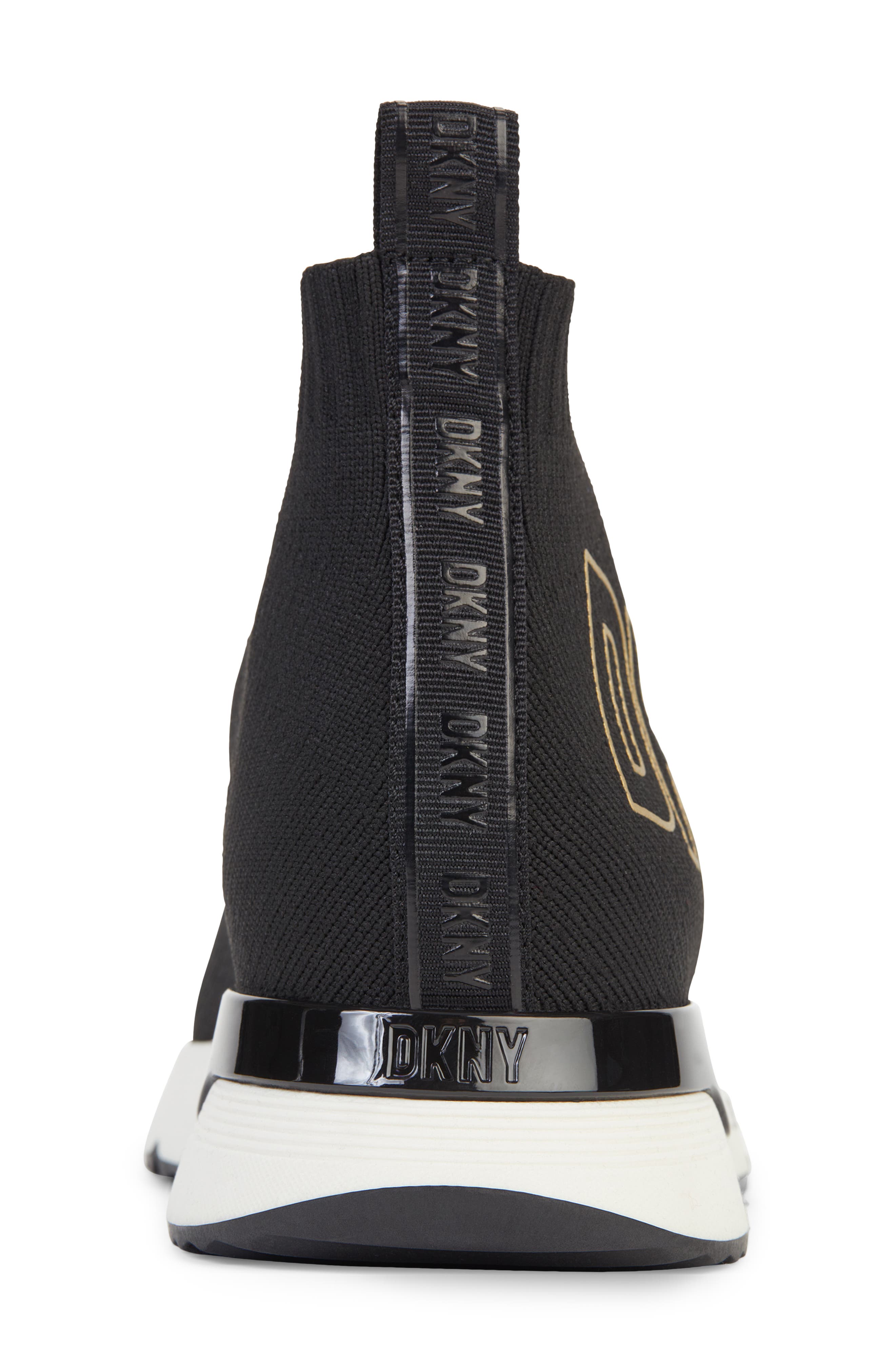 DKNY Nona High Top Sock Sneaker, Alternate, color, 