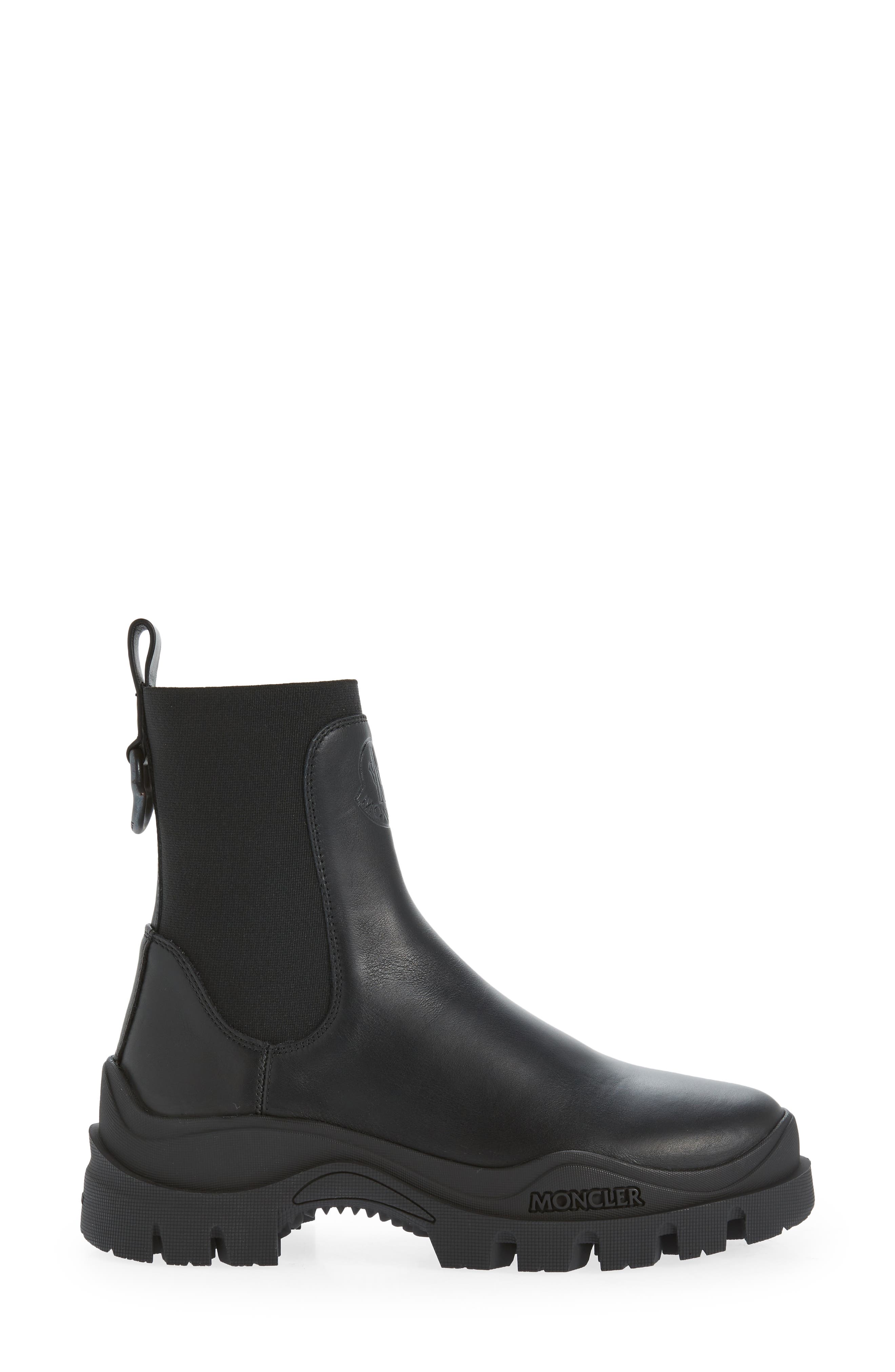 Moncler Larue Water Repellent Chelsea Boot, Alternate, color, 