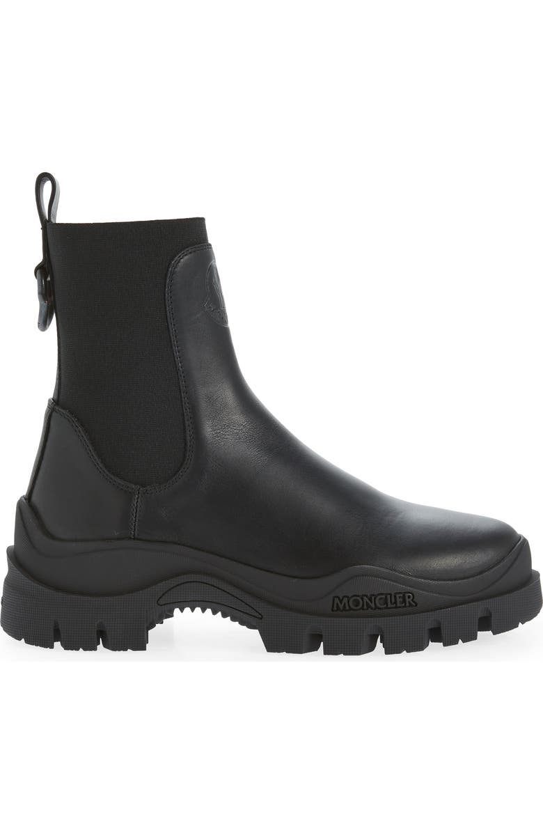 Moncler Larue Water Repellent Chelsea Boot, Alternate, color,