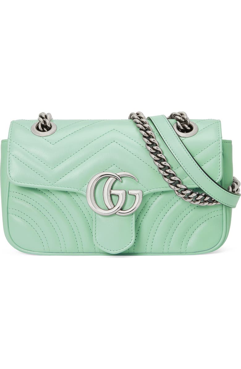 Gucci Mini GG 2.0 Matelassé Leather Shoulder Bag, Main, color,