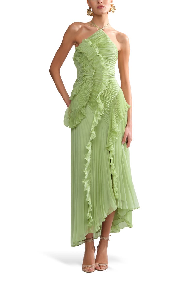 Lorelie halter gown, Main, color, Stem