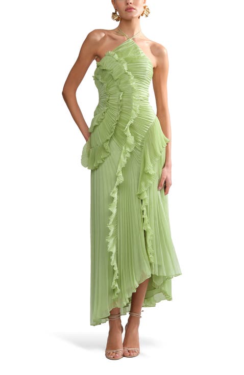 Lorelie halter gown