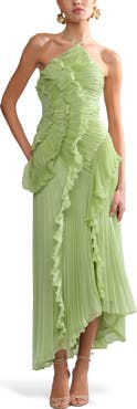 AMUR Amur Lorelie halter gown