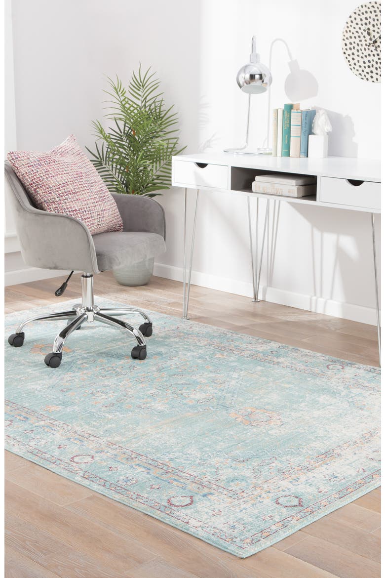 Contemporary Porcelain Rug, Alternate, color, BLUE/ GREY