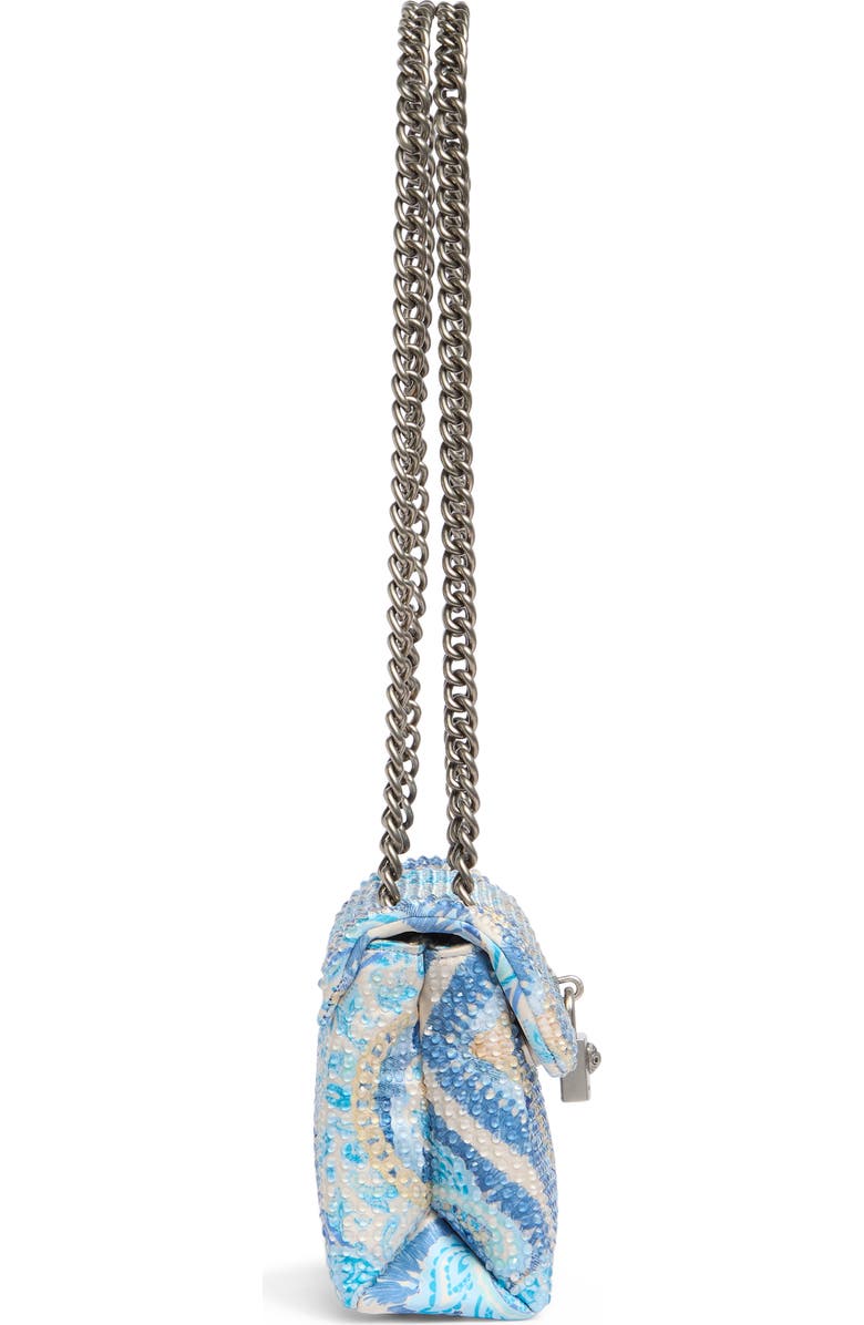 Kurt Geiger London Mini Brixton Fabric Crossbody Bag, Alternate, color, Light/Pastel Blue