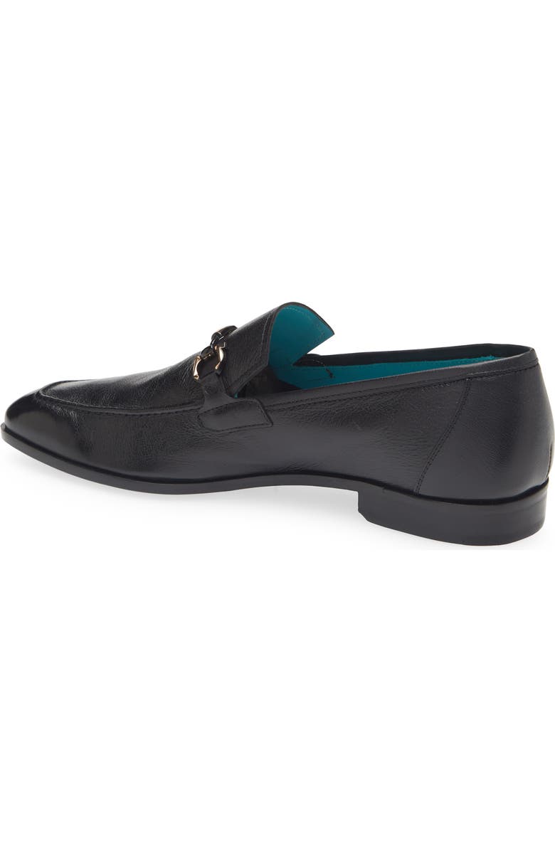 Mezlan Rios Bit Ornament Leather Loafer, Alternate, color, Black
