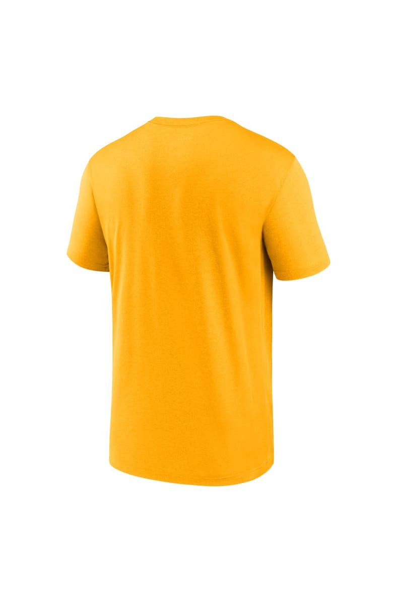 Nike Men's Nike Gold West Virginia Mountaineers Legend Basketball Icon Performance T-Shirt, Alternate, color, Gold