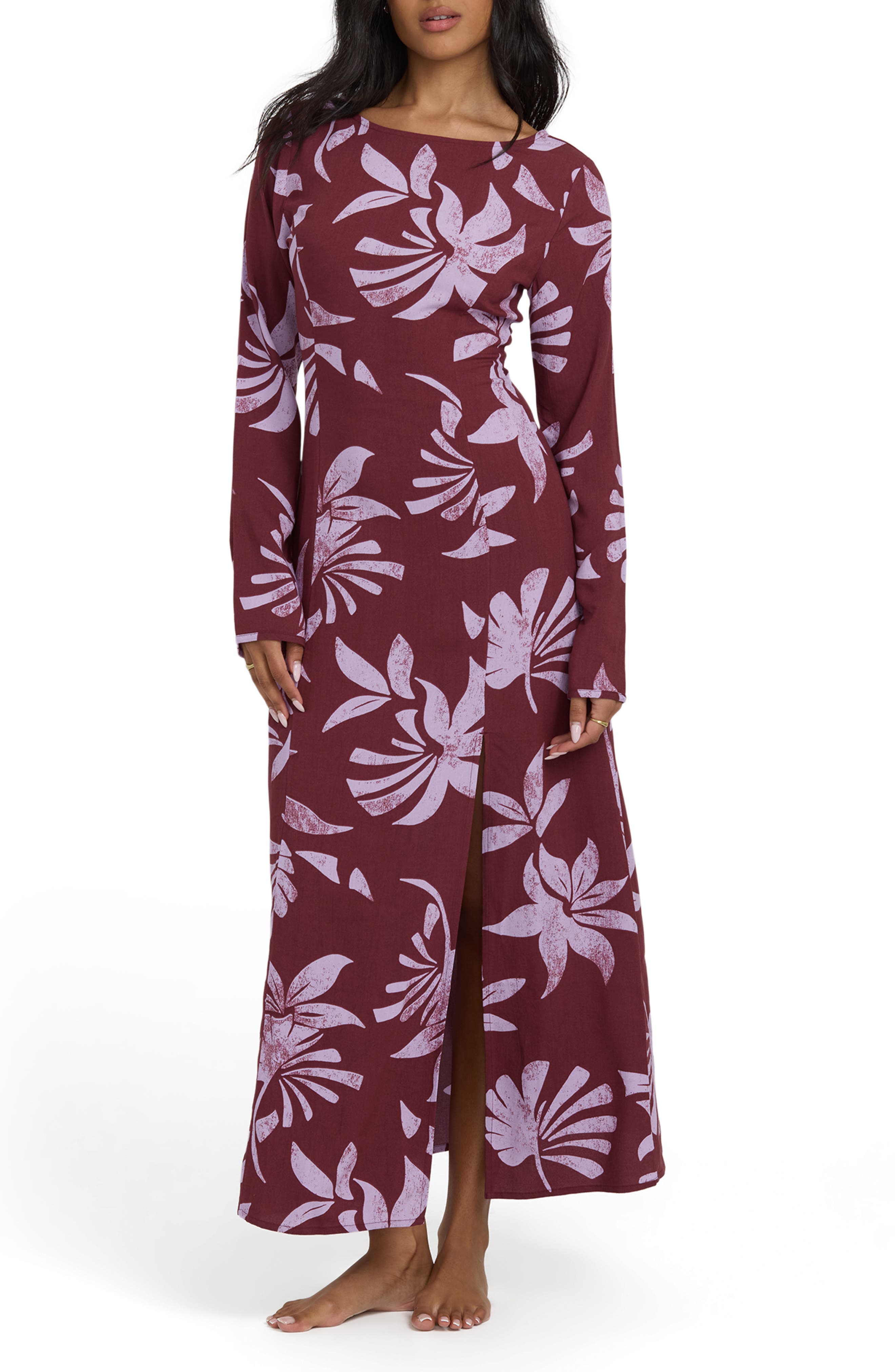 Romance You Long Sleeve Maxi Dress