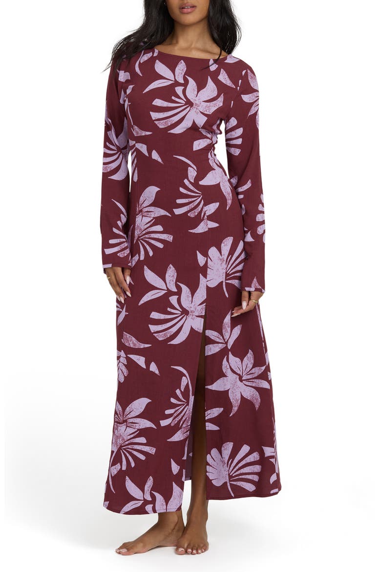 Romance You Long Sleeve Maxi Dress, Main, color, PINKIE
