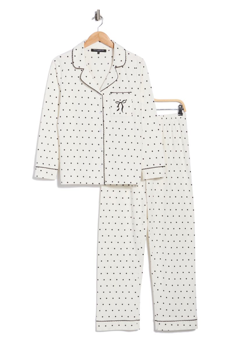 Polka Dot Pajamas, Alternate, color, WHITE PIN DOT