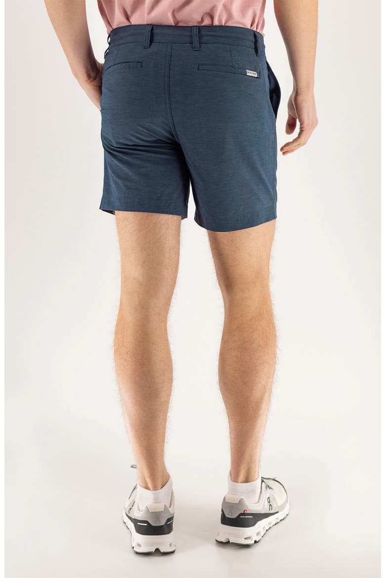 6-Inch Hybrid Chino Shorts, Alternate, color, NAVY BLAZER