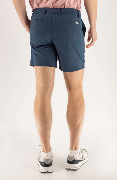 Devil-dog Dungarees 6-inch Hybrid Chino Shorts In Navy Blazer