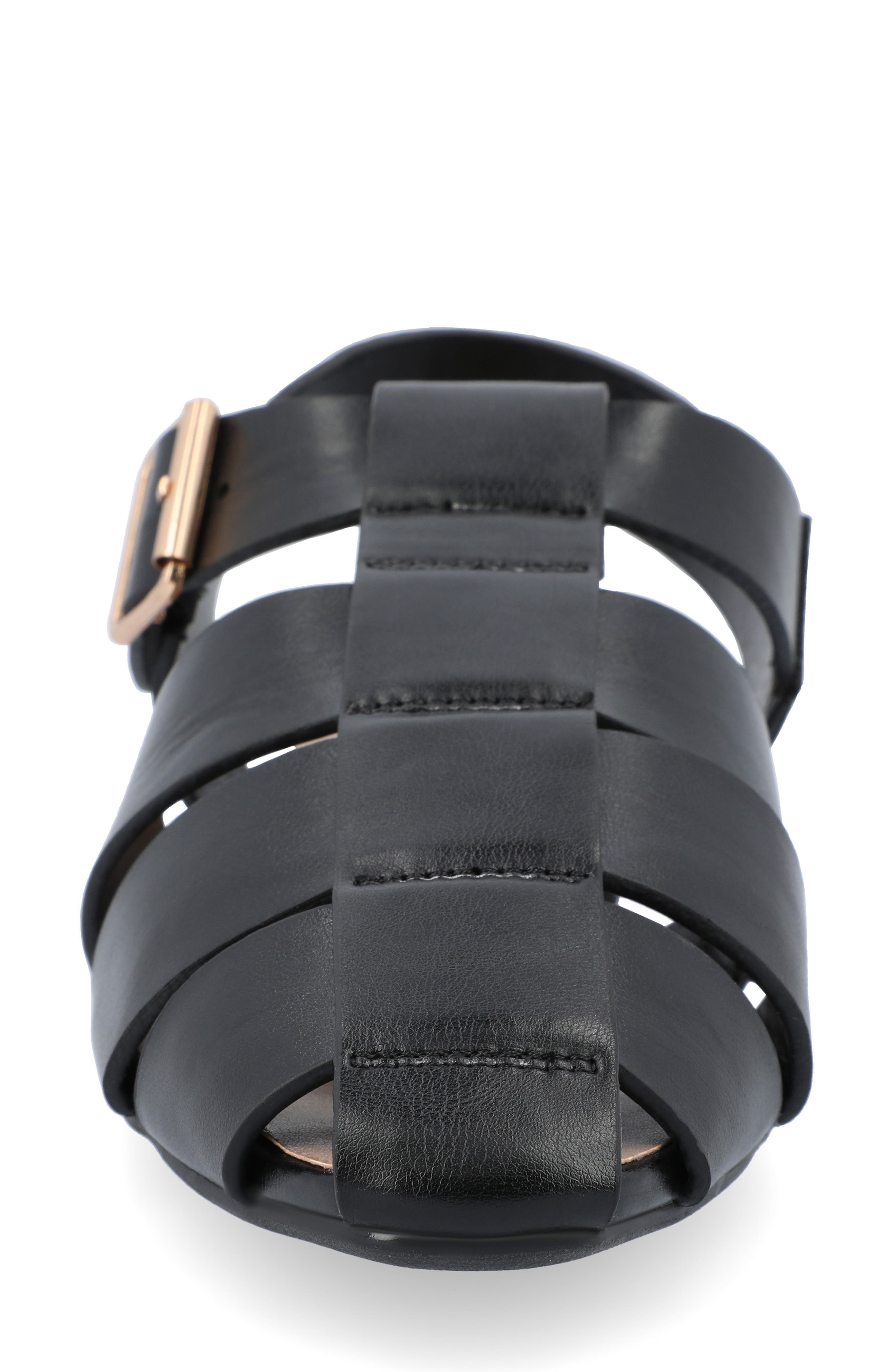 Journee Collection Cailinna Sandal, Alternate, color, Black