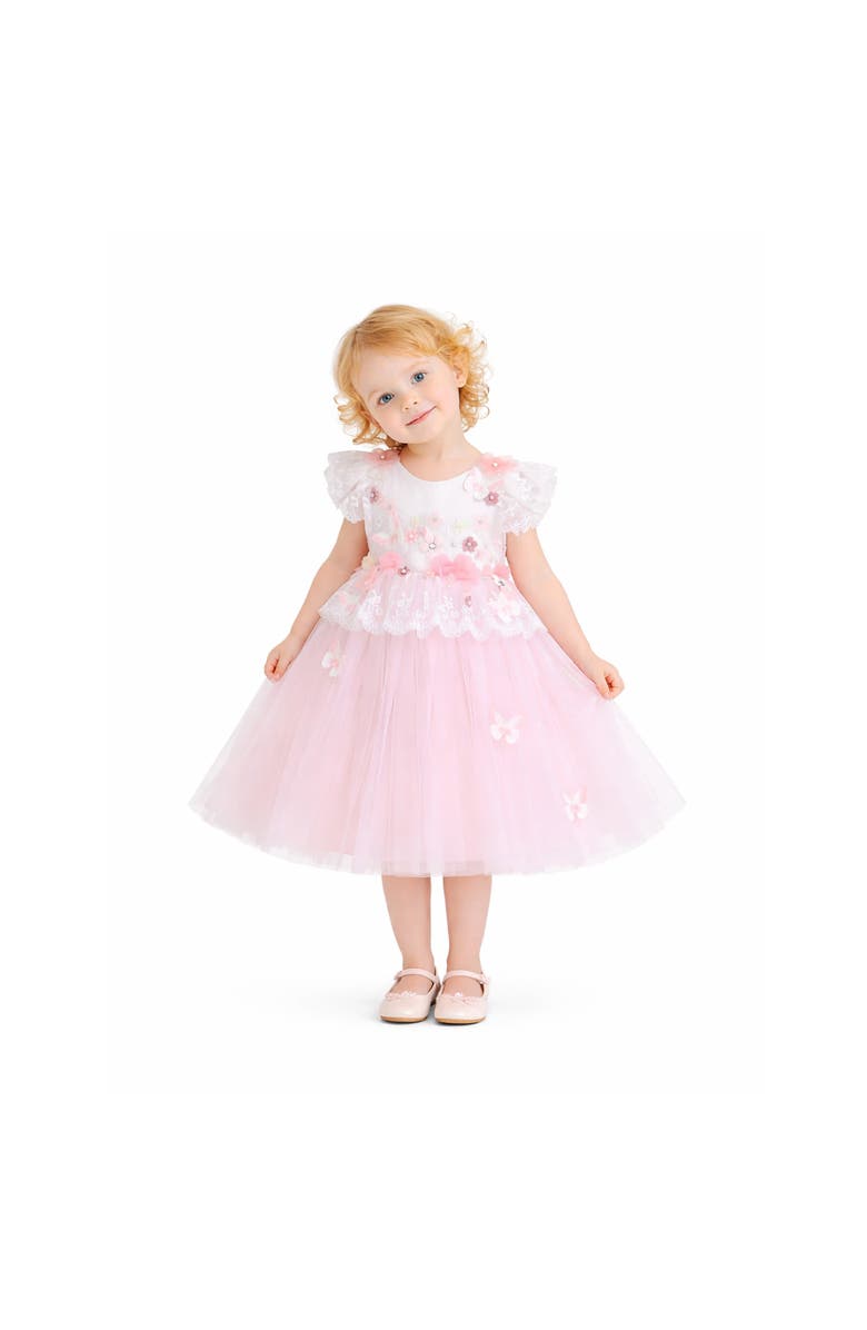 Tulleen Skyline Dress, Alternate, color, Pink