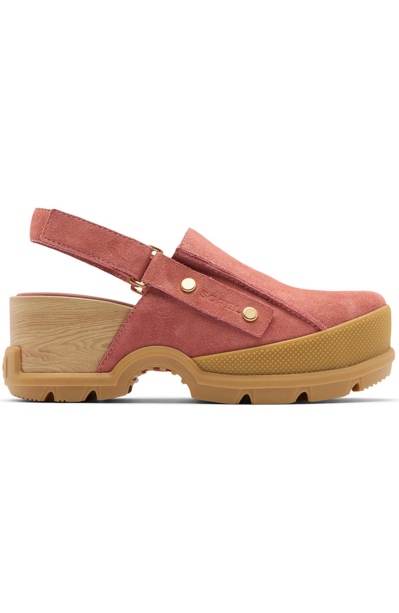 SOREL ROAM'N RBR Clog, Alternate, color, Sandy Clay/ Gum