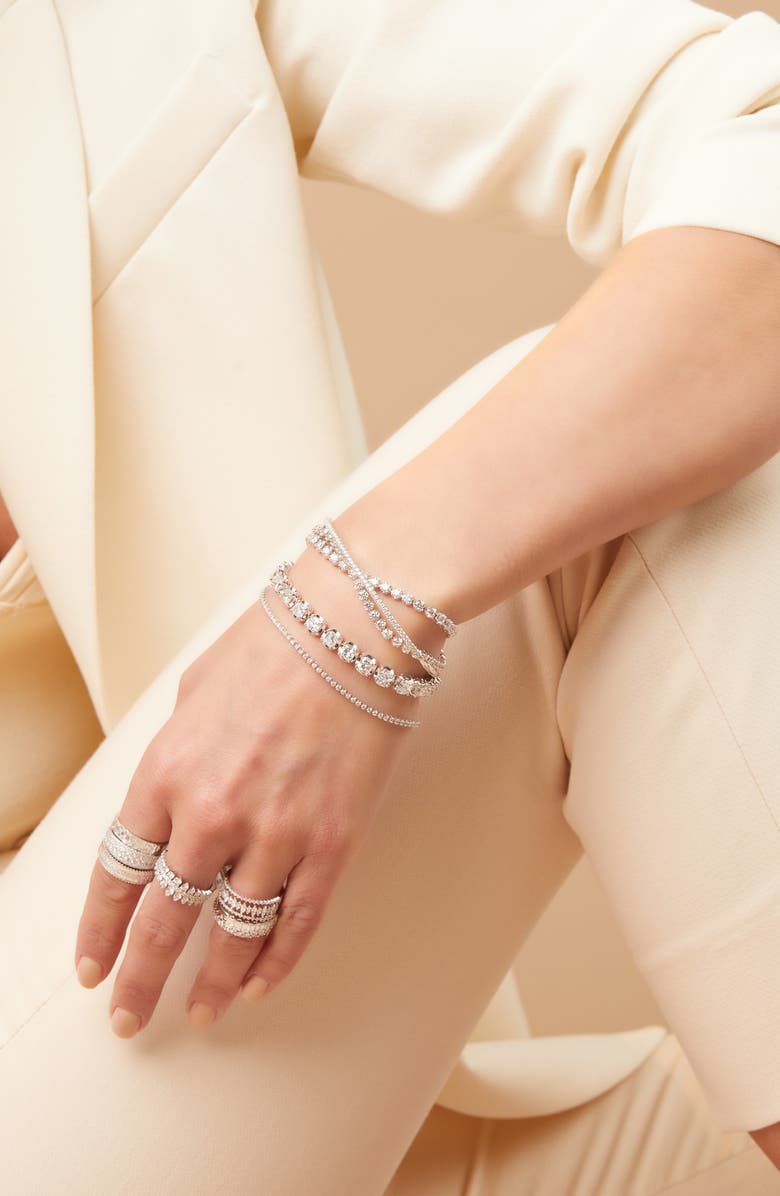 Bony Levy Diamond Tennis Bracelet, Alternate, color, 