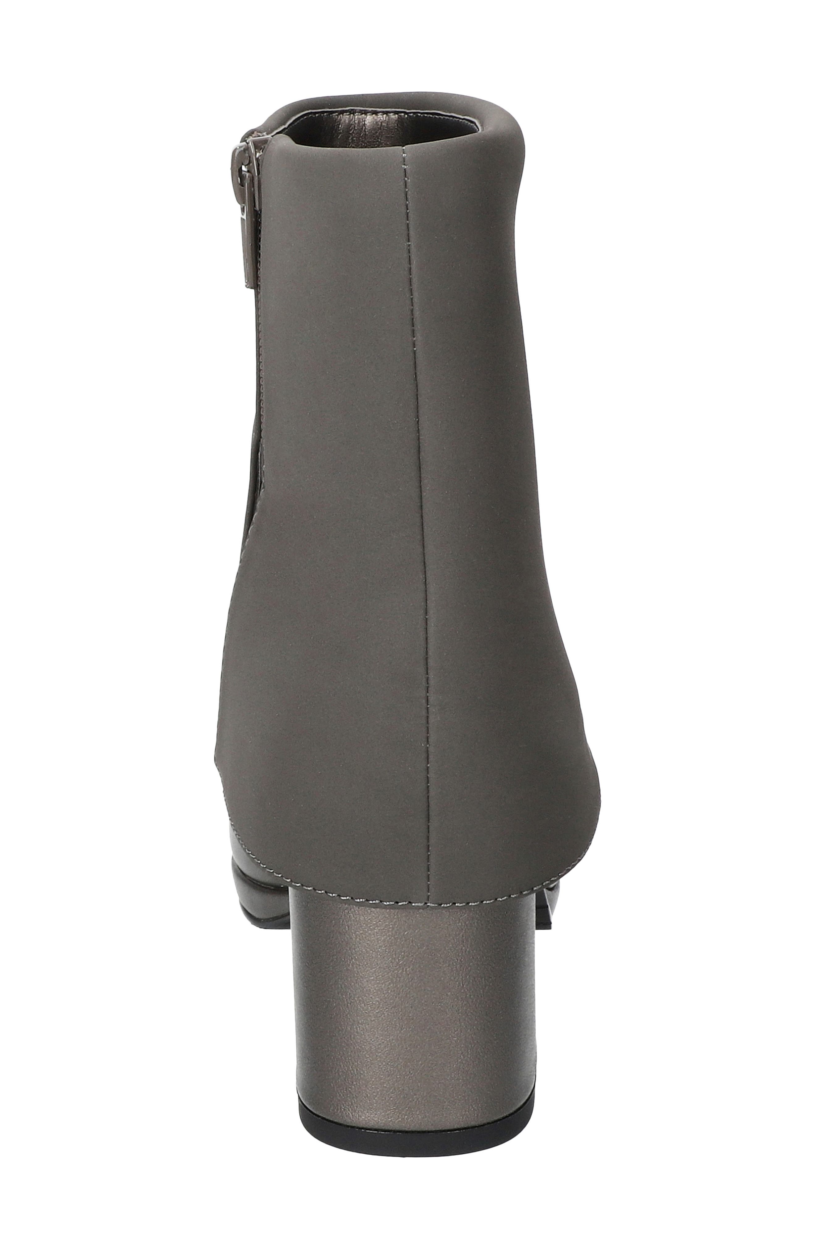 EASY STREET Sutton Foldover Cuff Platform Bootie, Alternate, color, Pewter-Lamy