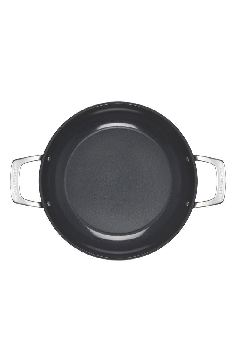 Le Creuset Nonstick Ceramic 3.5-Quart Shallow Braiser, Alternate, color, Ceramic