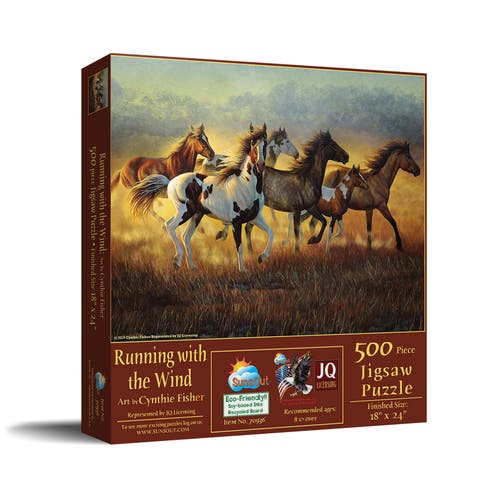 Running with the Wind 500 piece Jigsaw Puzzle for Adults