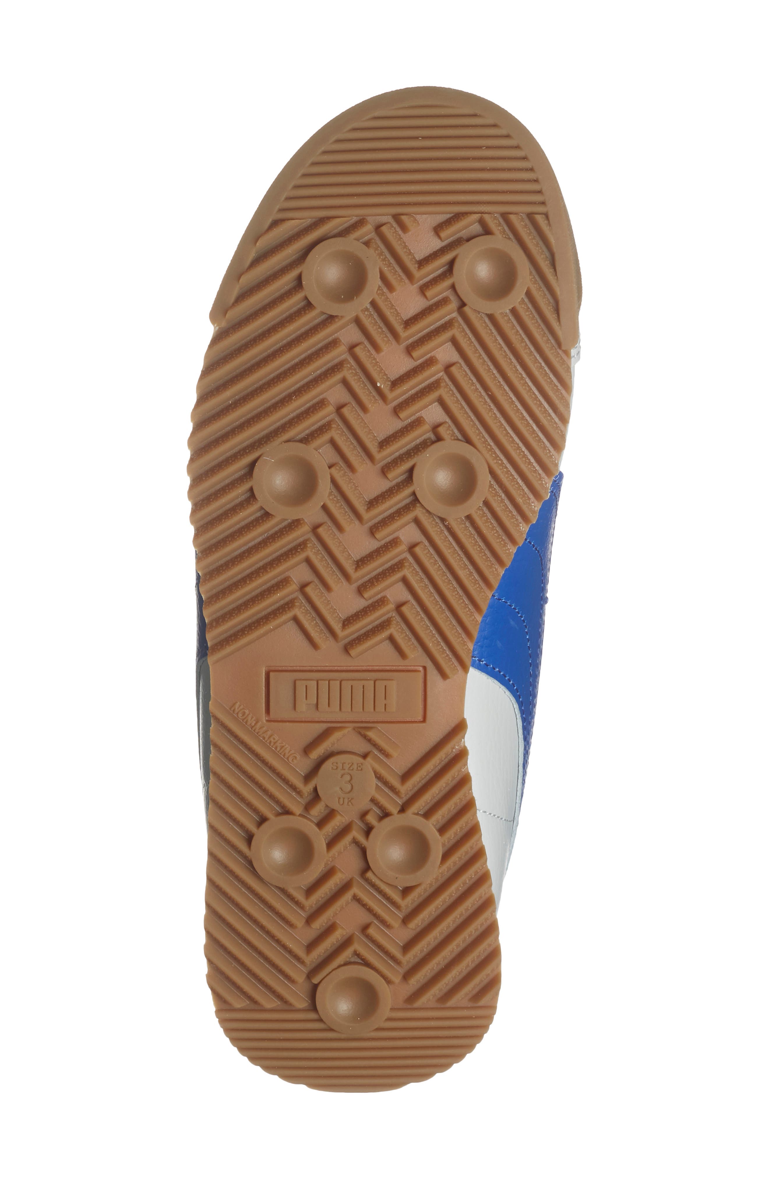 PUMA Kids' Roma 24 Standard Jr Sneaker, Alternate, color, Cool Light Gray/ Vivid Blue