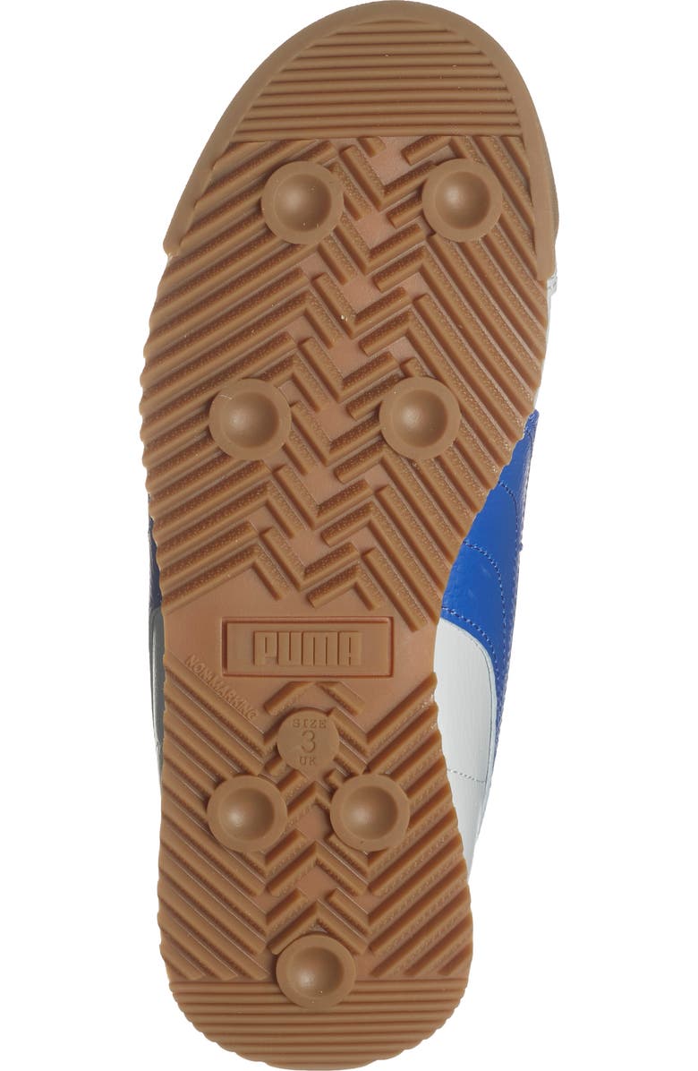 PUMA Kids' Roma 24 Standard Jr Sneaker, Alternate, color, Cool Light Gray/ Vivid Blue