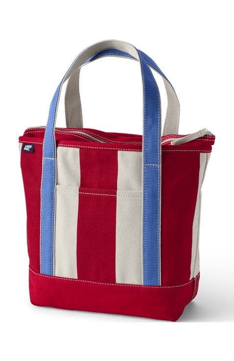 Amazon.com: Lands' End Solid Long Handle Open Top Canvas