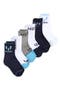Kids' 6-Pack Lockup Logo Crew Socks