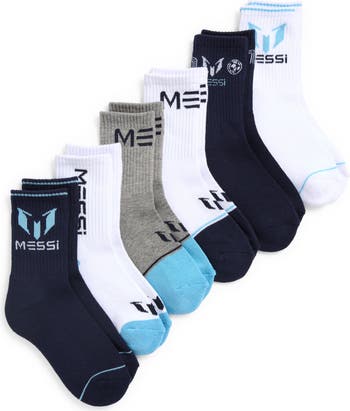 Kids' 6-Pack Lockup Logo Crew Socks