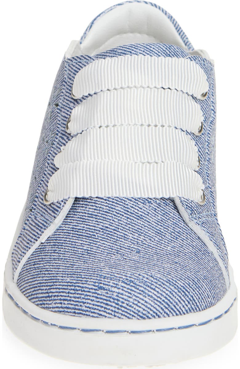 L'AMOUR Denise Cutout Sneaker, Alternate, color, Denim