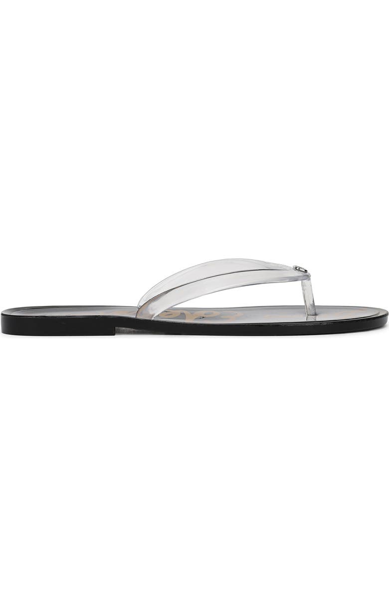 Sam Edelman Dean Flip Flop, Alternate, color, Clear Grey