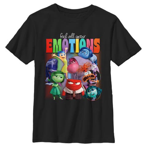Boy's Inside Out 2 Feel All Your Emotions  Graphic T-Shirt