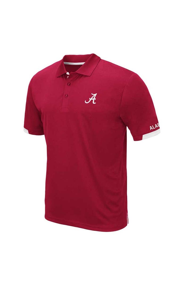 COLOSSEUM Men's Colosseum Crimson Alabama Crimson Tide Big & Tall Santry Polo, Alternate, color, Crimson