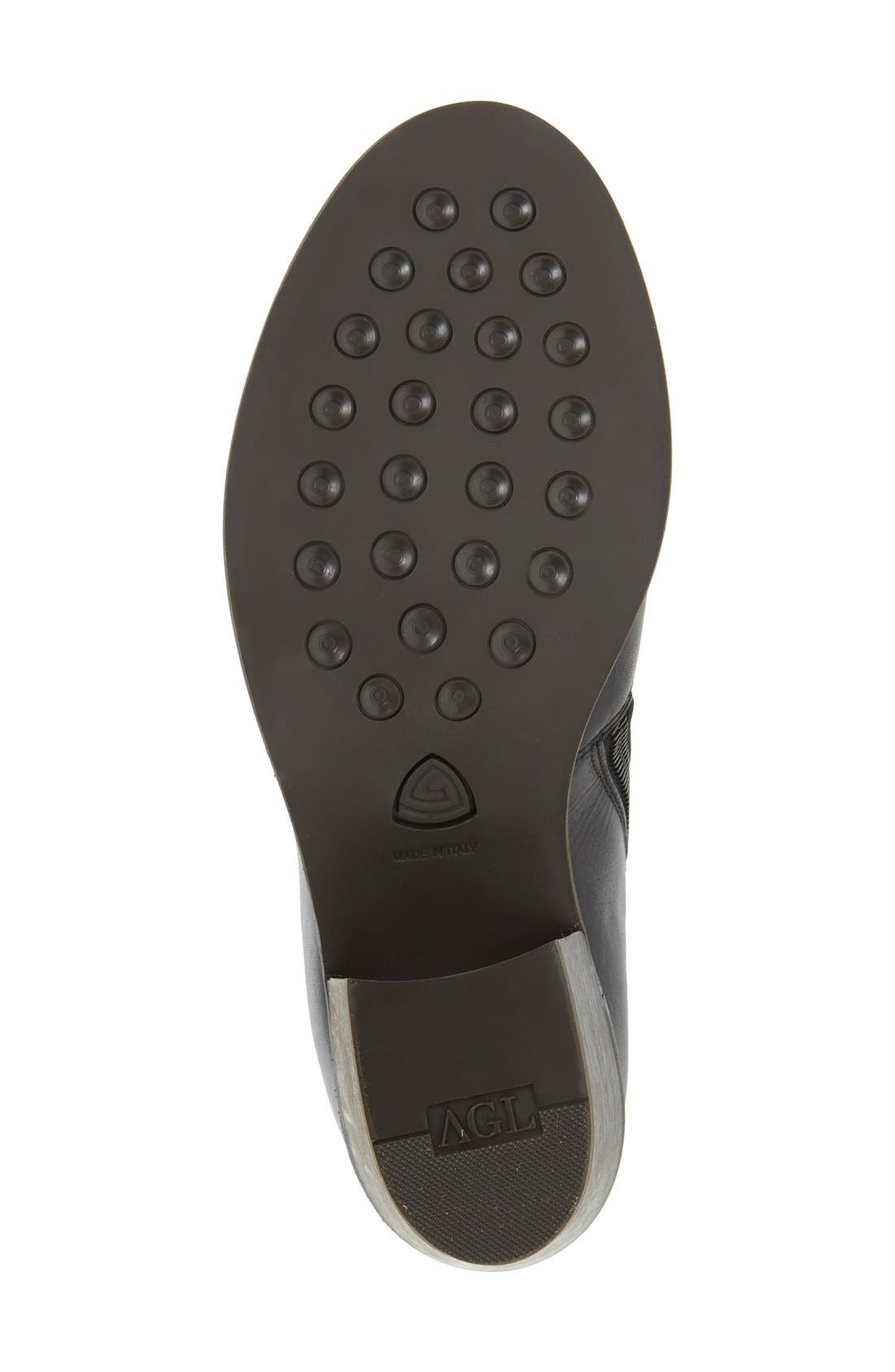 AGL 'Ella' Block Heel Bootie, Alternate, color, 