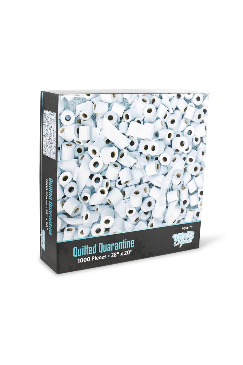 Quilted Quarantine Toilet Paper 1000 Piece Jigsaw Puzzle, Main, color, Multi-Color