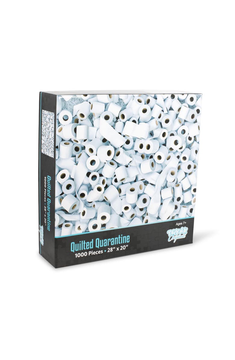 Toynk Quilted Quarantine Toilet Paper 1000 Piece Jigsaw Puzzle, Main, color, Multi-Color