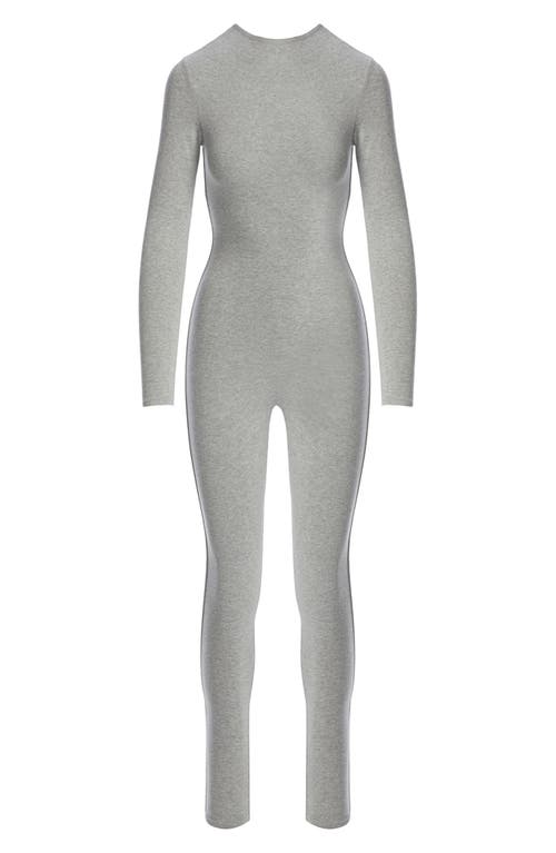 Naked Wardrobe The Nw Jumpsuit In Heather Grey