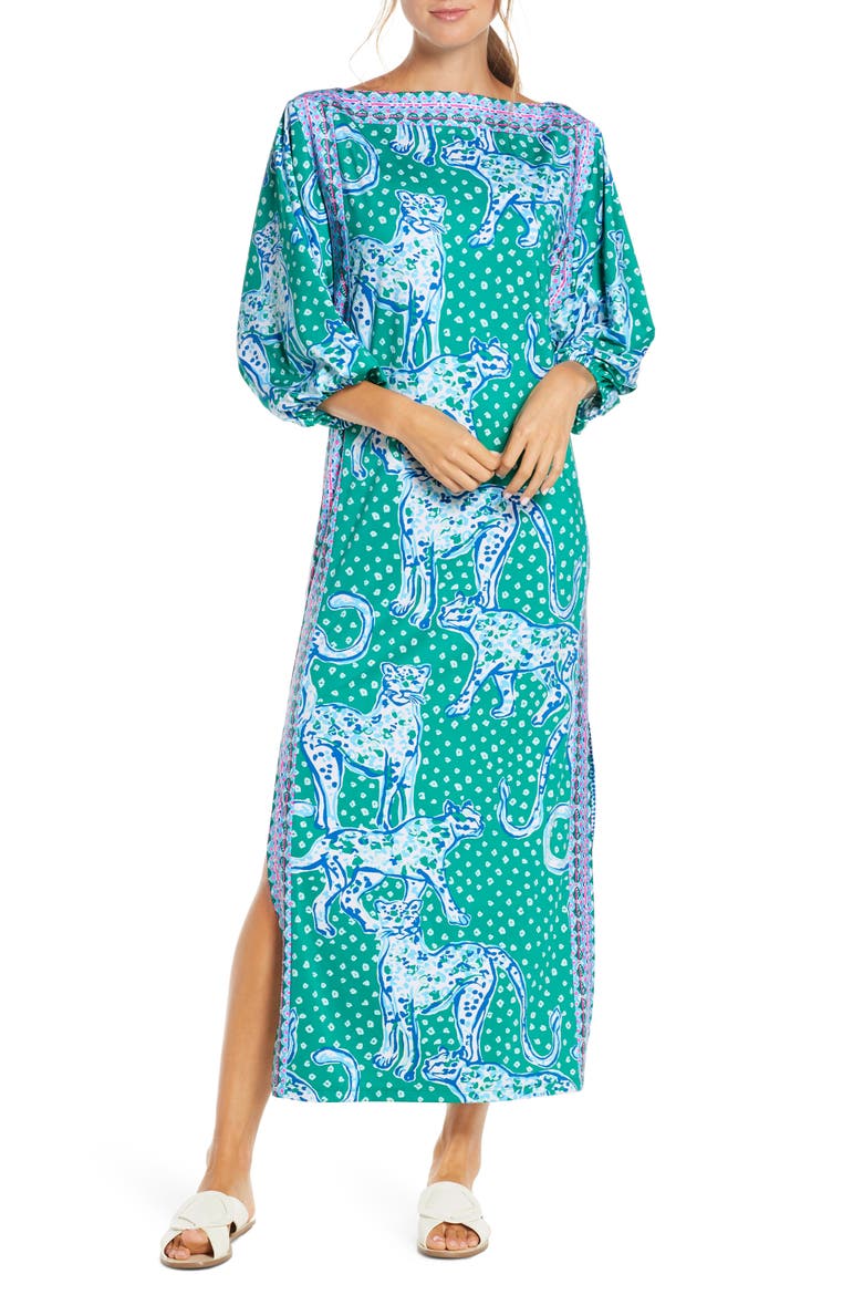 lilly pulitzer silva maxi dress Lilly Pulitzer NWT Silva Maxi Dress What The Shell $228 Size 4