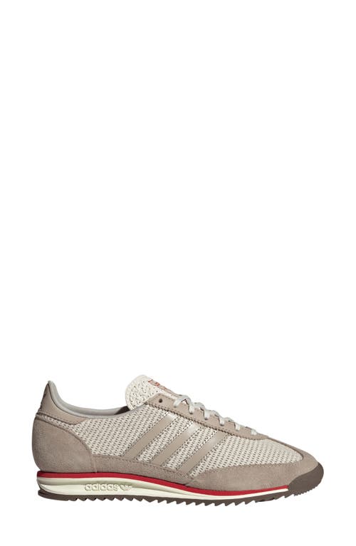 Shop Adidas Originals Adidas Sl 72 Sneaker In Alumina/clay/cyber Met.