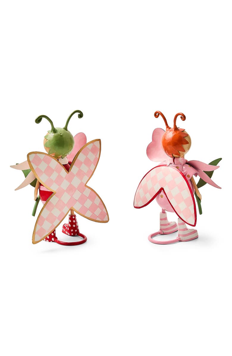MACKENZIE CHILDS Love Bugs Set of 2 Figurines, Alternate, color, Black