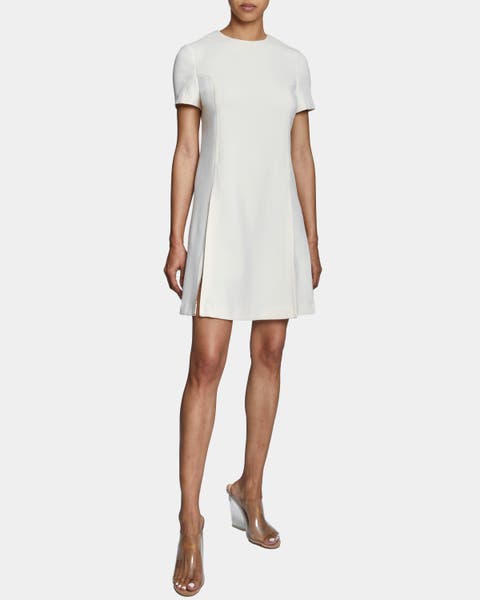 KATE Shift Dress with Front Double Zipper Details