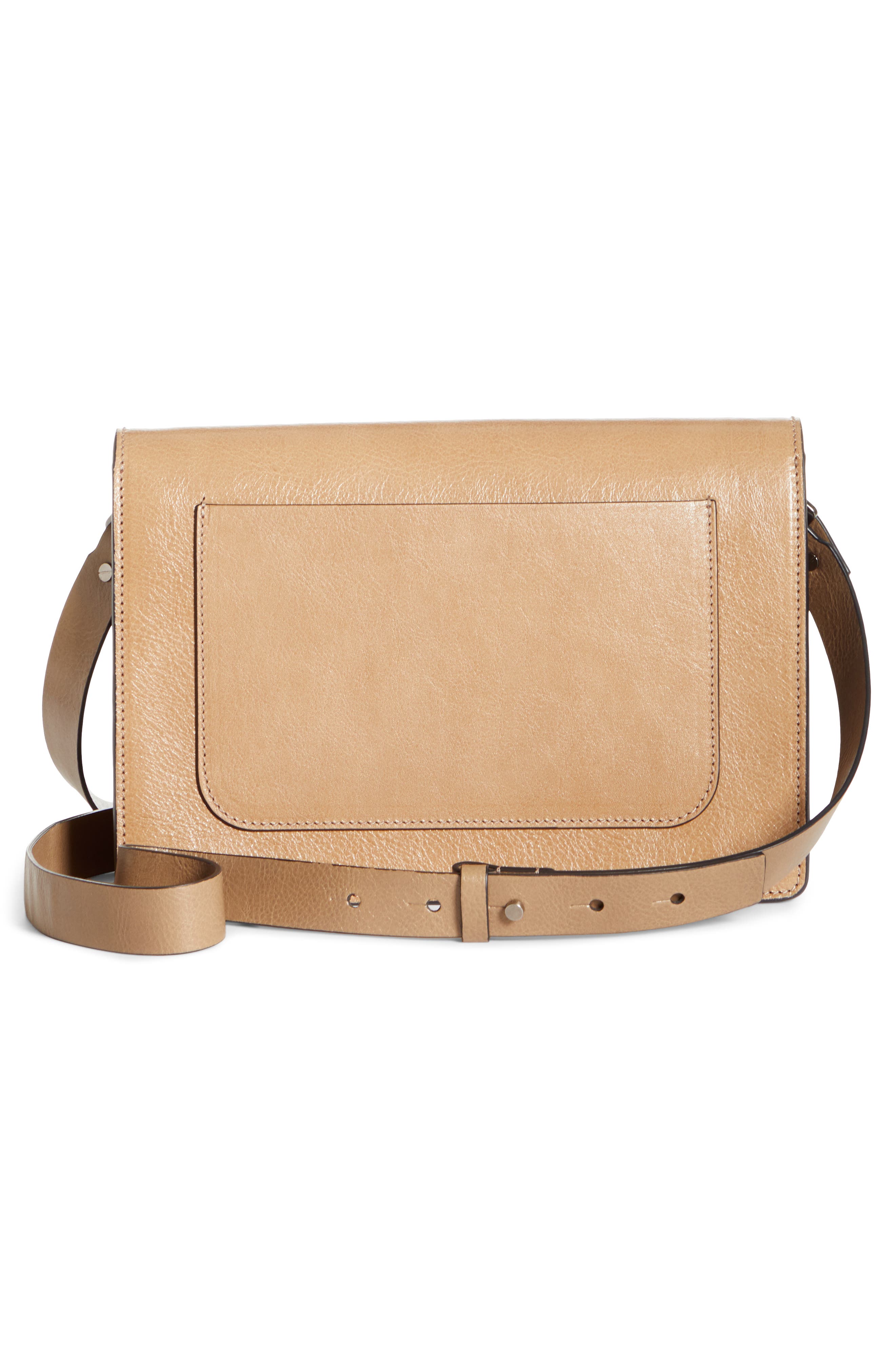 Brunello Cucinelli Monili Bead Leather Crossbody Bag, Alternate, color, 