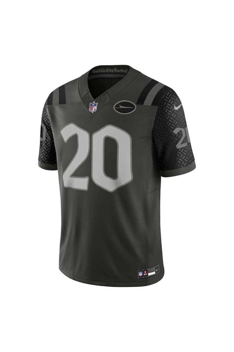 Men's Nike Breece Hall Gotham Green New York Jets 2025 Rivalries Collection Limited Jersey, Alternate, color, Green