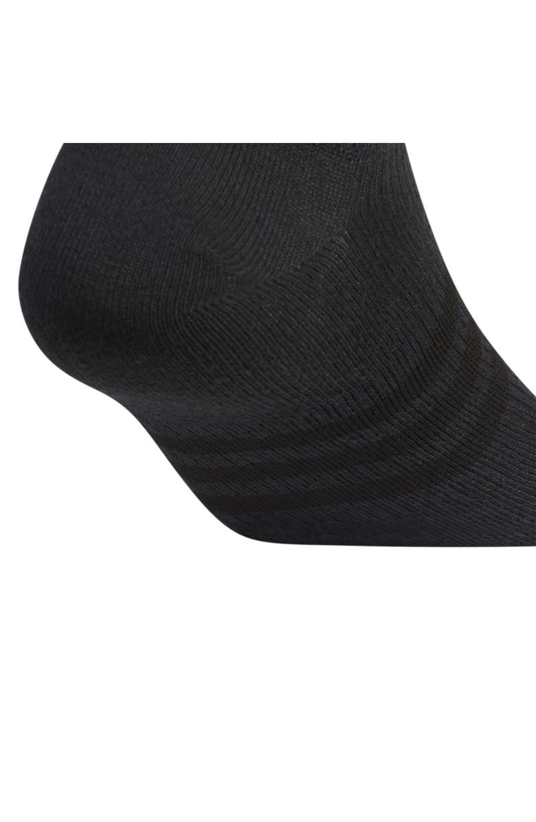 adidas Superlite 3.0 6-Pack No-Show Socks, Alternate, color, Black/ Night Grey