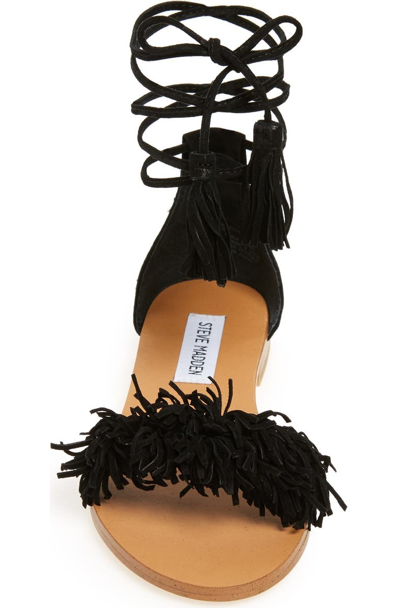 Steve Madden 'Sweetyy' Lace-Up Sandal, Alternate, color,