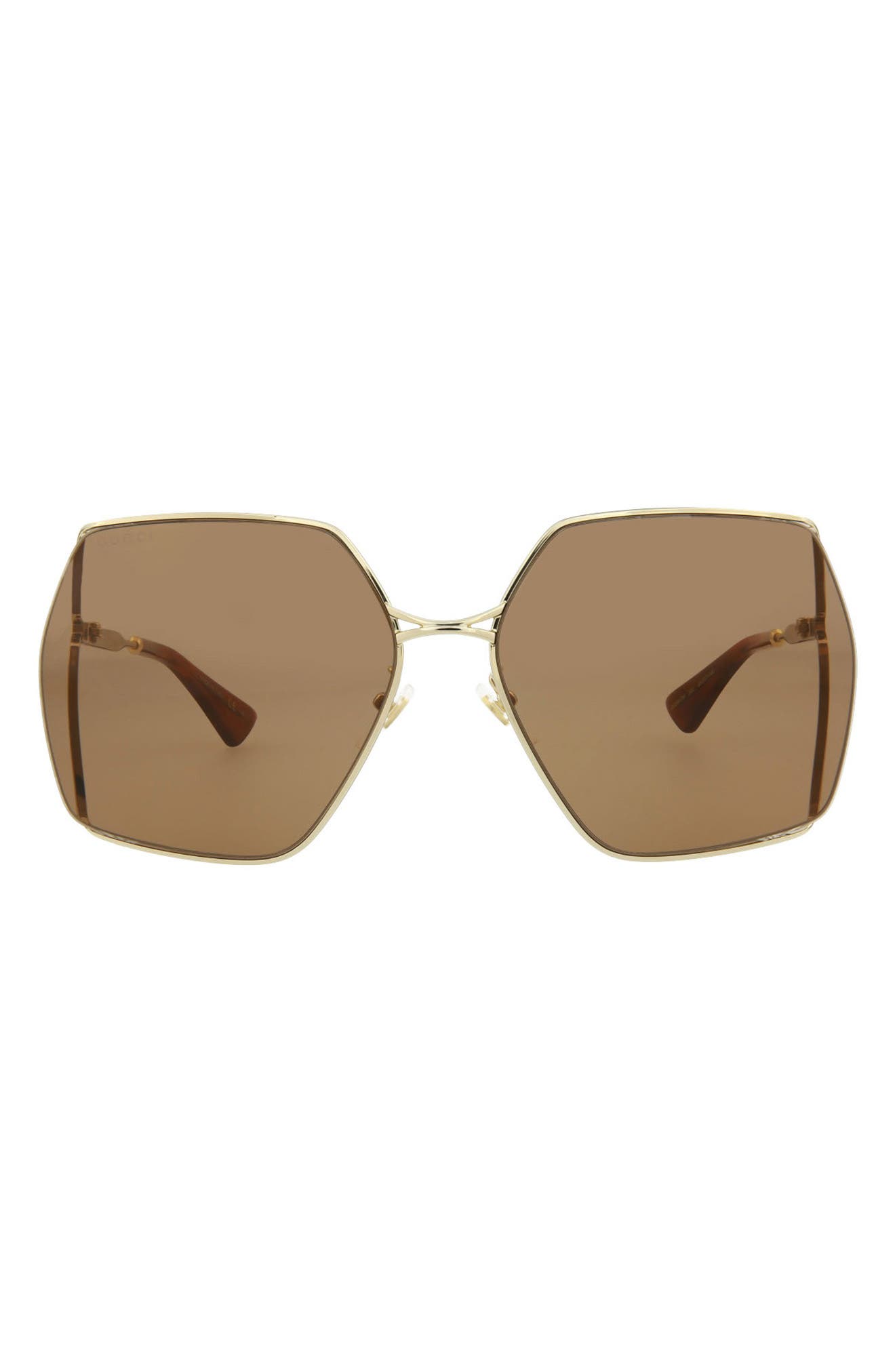 Gucci 65mm Square Sunglasses