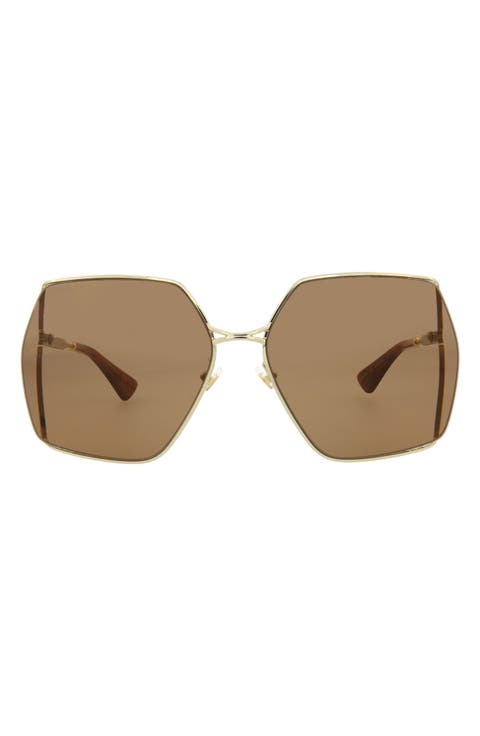 65mm Square Sunglasses