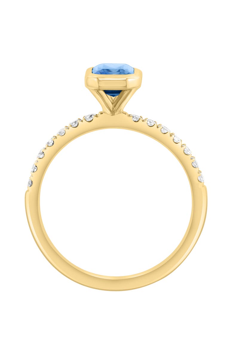 EFFY Blue Topaz & Diamond Ring, Alternate, color, Blue