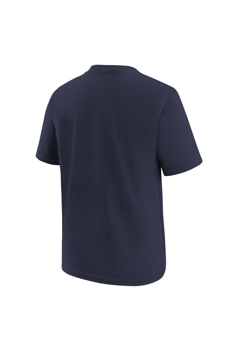 Youth Nike  Navy New England Patriots Logo T-Shirt, Alternate, color, Navy